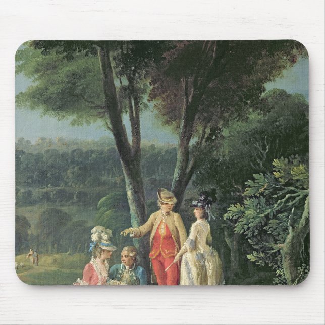 Tapis De Souris Une promenade en parc (Devant)