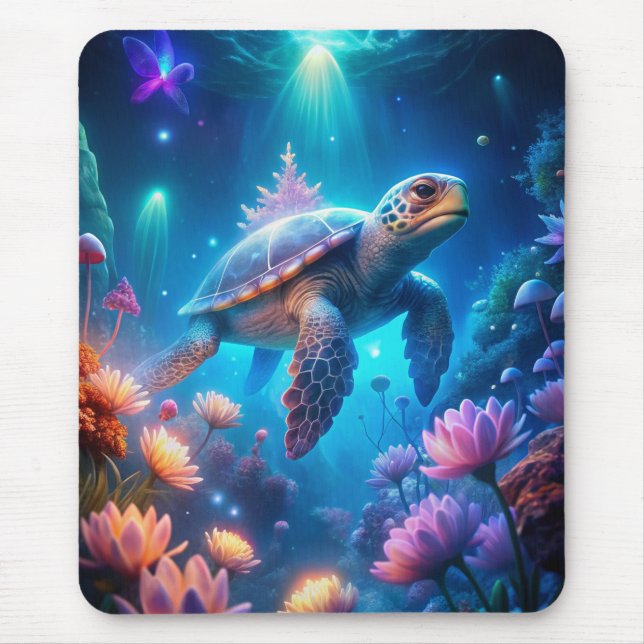 Tapis De Souris Une tortue (Devant)