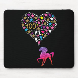 Tapis De Souris Unicorn 100 Jours De Scolaire Mignonne Bon Cadeau