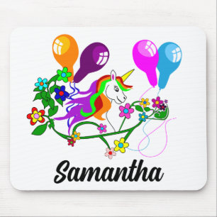 Tapis De Souris UNICORN mousepad jolies licornes pour filles