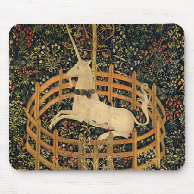 Tapis De Souris Unicorne En Captivité Original (Devant)