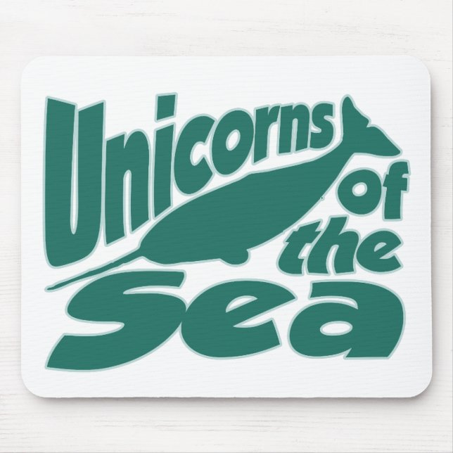 Tapis De Souris Unicorne Narwhal de la mer (Devant)