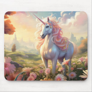 Tapis De Souris Unicorne rose
