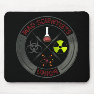 Tapis De Souris Union folle de scientifique