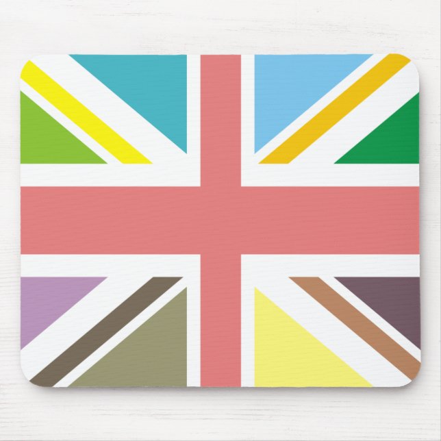 Tapis De Souris Union Jack multicolore Mousepad (Devant)