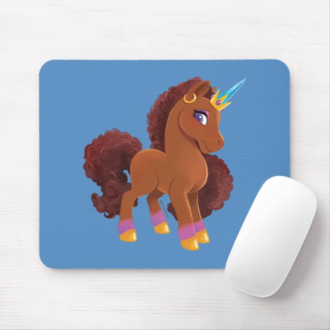 Tapis De Souris Unique la licorne debout Fière (Avec souris)