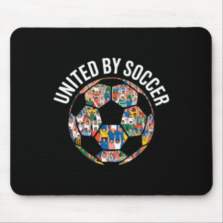 Tapis De Souris Unis par le football Supporter multiculturel _3