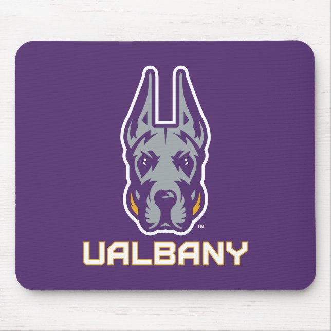 Tapis De Souris Université d'Albany Great Danes (Devant)
