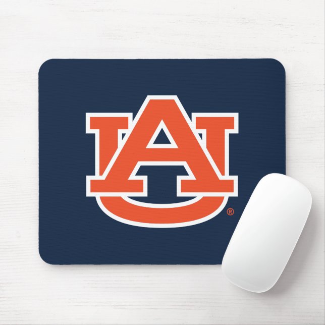 Tapis De Souris Université d'Auburn | Auburn UA Logo (Avec souris)