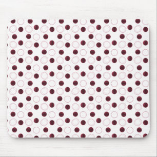 Tapis De Souris Uptown Bliss Mousepad, Bourgogne