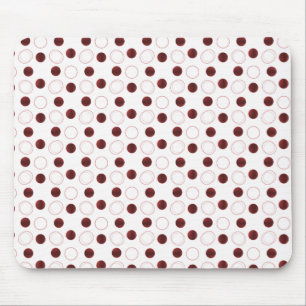 Tapis De Souris Uptown Bliss Mousepad, Rouge foncé