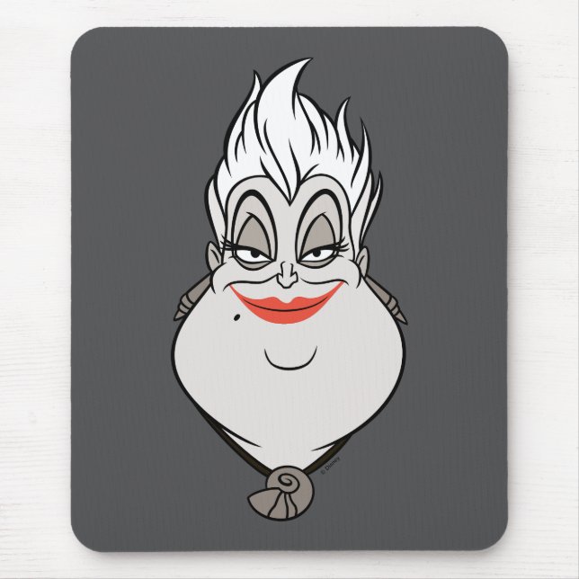 Tapis De Souris Ursula | Un visage méchant (Devant)