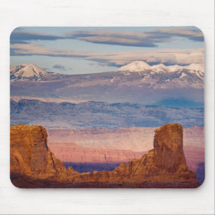 Tapis De Souris USA, Utah. Pittoresque des montagnes de La Sal de 