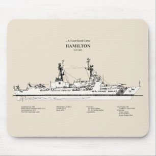 Tapis De Souris USCG Cutter Hamilton whec-715 - SBD