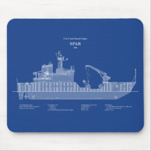 Tapis De Souris USCG Cutter Spar wlb-206 - ABD