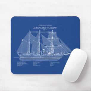 Tapis De Souris USCGC Alexander Hamilton wix-272 - ABD