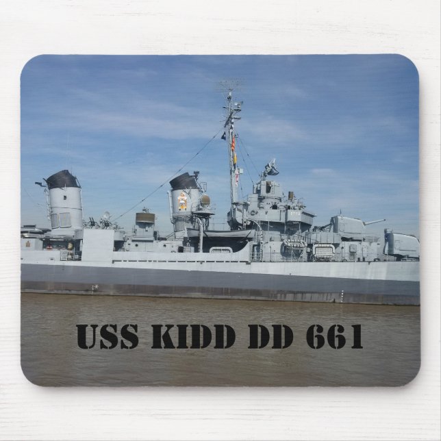 Tapis De Souris USS KIDD DD 661 Mousepad (Devant)