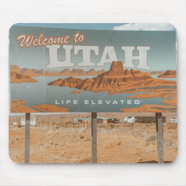 Tapis De Souris Utah Life Eleved (Devant)