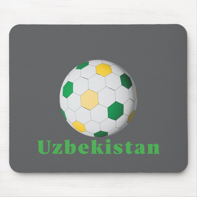 Tapis De Souris Uzbekistan Soccer (Devant)