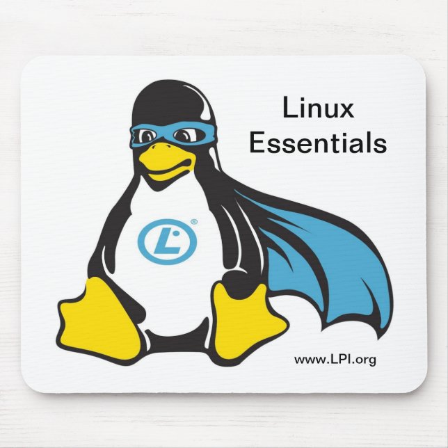 Tapis de souris V2 de bases de Linux (Devant)