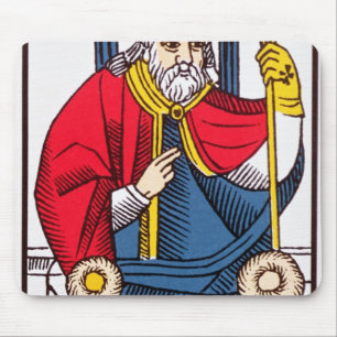 Tapis De Souris V le pape, carte de tarot
