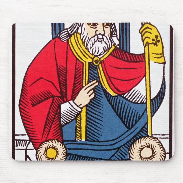 Tapis De Souris V le pape, carte de tarot (Devant)