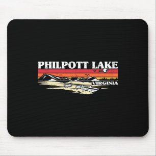Tapis De Souris Vacances au lac de pêche en bateau camping Philpot