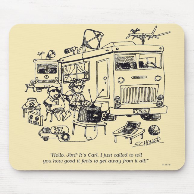 Tapis De Souris Vacances de famille (Devant)