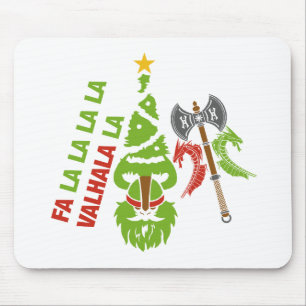 Tapis De Souris Vacances de Noël de Viking le Valhöll
