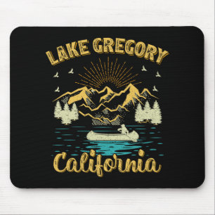 Tapis De Souris Vacances d'été Rétro Montagne Californie Gregory