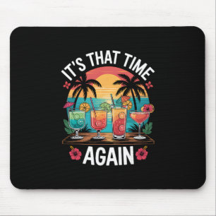 Tapis De Souris Vacances d'été tropicales de Tails Île Caraïbes Ho