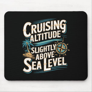 Tapis De Souris Vacances drôles en croisière amateurs d'océan naut