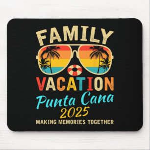 Tapis De Souris Vacances en famille à Punta Cana 2025 Vacances d'é