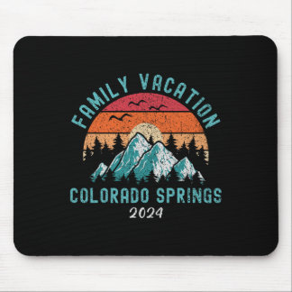 Tapis De Souris Vacances en famille de ski de montagne Colorado Sp