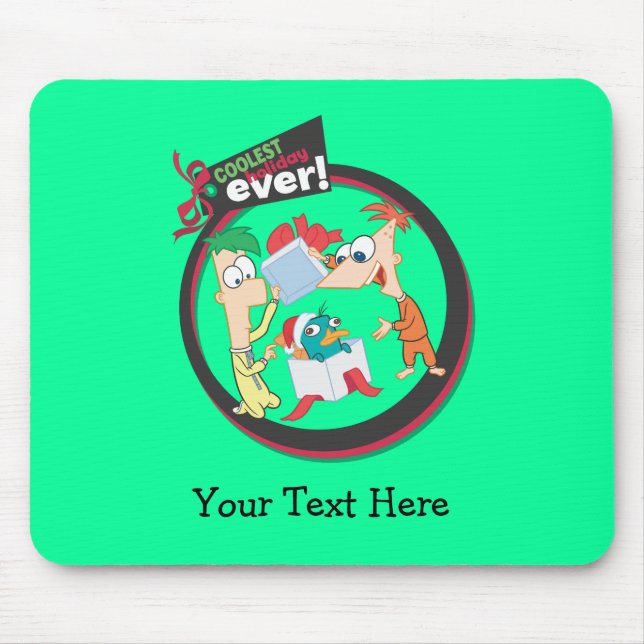 Tapis De Souris Vacances les plus froides jamais (Devant)