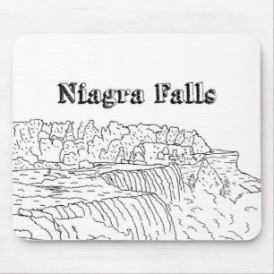 Tapis De Souris Vacances Niagara Falls Dessin Vacances Art Travel