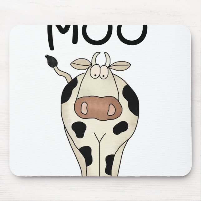 Tapis De Souris Vache à MOO (Devant)