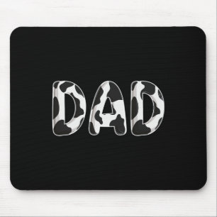 Tapis De Souris Vache papa Anniversaire Famille Correspondance Fêt
