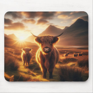 Tapis De Souris Vaches Highland