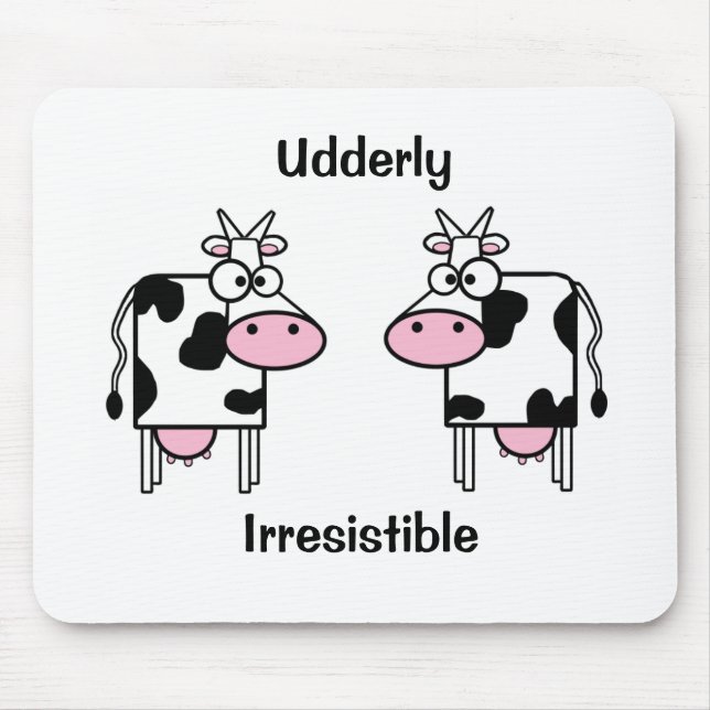 Tapis De Souris Vaches Mousepad (Devant)