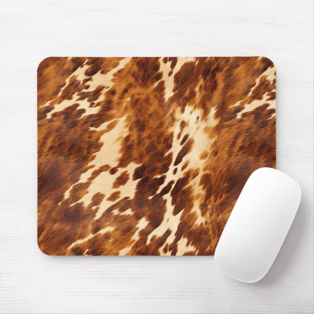 Tapis De Souris Vachette Brown (Avec souris)