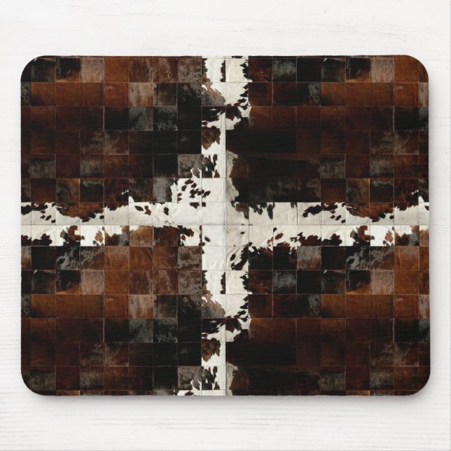 Tapis De Souris Vachette Brown rustique (Devant)