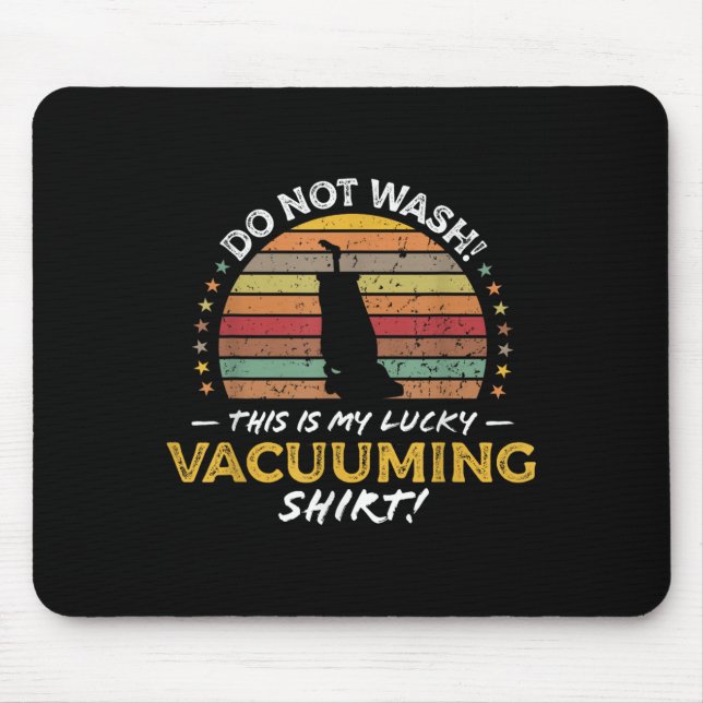 Tapis De Souris Vacuuming Funny Carpet Vacuum Citation Retro Toy 8 (Devant)