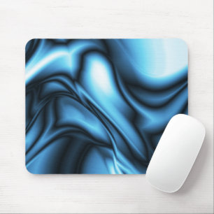 Tapis De Souris Vague de soie bleue