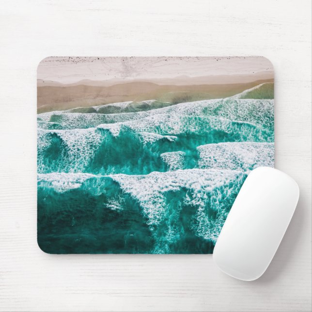 Tapis De Souris Vagues (Avec souris)