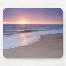 Tapis de souris : Vagues calmes de la plage