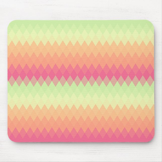 Tapis De Souris Vagues de diamant Sorbet (Devant)