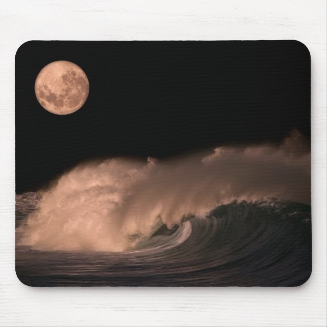 Tapis De Souris Vagues de tempête du Pacifique | Côte Nord d'Oahu, (Devant)