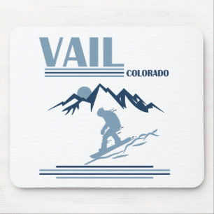 Tapis De Souris Vail Colorado snowboard