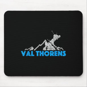 Tapis De Souris Val Thorens Ski Snowboard France Resort Dist